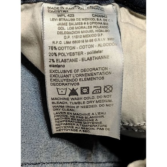 Men's Levi's Denim Blue Jeans Size:‎ 28/32 Modern Skinny - Picture 4 of 6